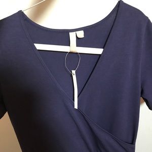 New Jersey knit ASOS indigo blue dress